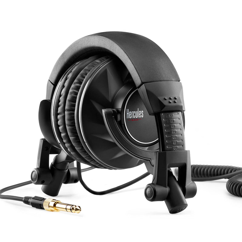 Hercules HDP DJ60 Closed-Back, Over-Ear DJ Headphones