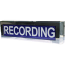 On Air Mega 12V "RECORDING" LED (Blue Lens)