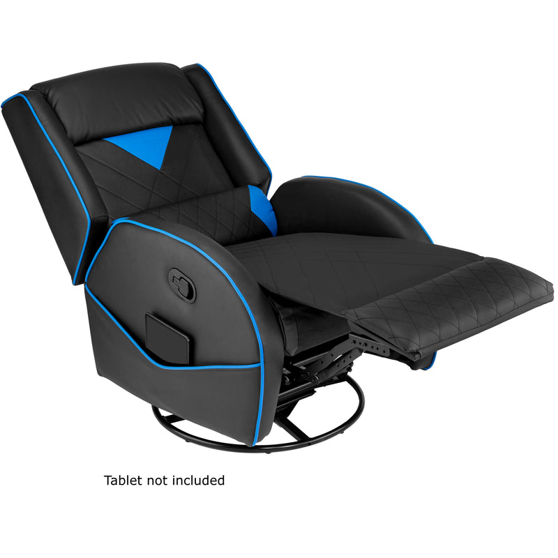 Spieltek SRL Gaming Recliner (Black/Blue)