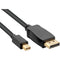 Pearstone Mini DisplayPort to DisplayPort 1.2a Cable (6')