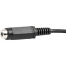 Azden Female 3.5mm TRS to Male 3-Pin Mini XLR Adapter Cable