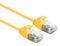 Roline 21.15.3923 Ethernet Cable Cat6a 1 m 3.28 ft RJ45 Plug to Yellow