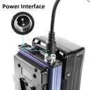 GVM V-Mount Battery Plate Adapter with DC Cable Output for P80S