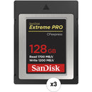 SanDisk 128GB Extreme PRO CFexpress Card Type B