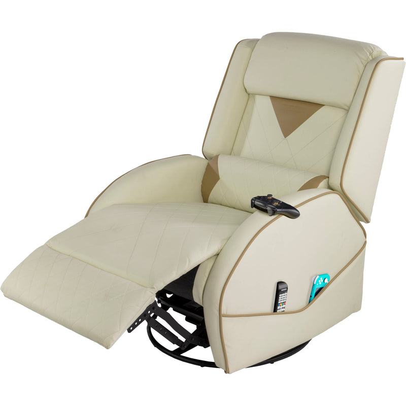 Spieltek SRL Gaming Recliner (Cream/Brown)