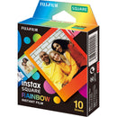 FUJIFILM INSTAX SQUARE Rainbow Instant Film (10 Exposures)