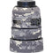 LensCoat Lens Cover for Canon 85mm f/1.4 IS Lens (Gray Digital Camo)