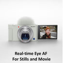 Sony ZV-1 Digital Camera (White)