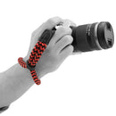 MegaGear DSLR Camera Cotton Wrist Strap -Small (Black/Red)