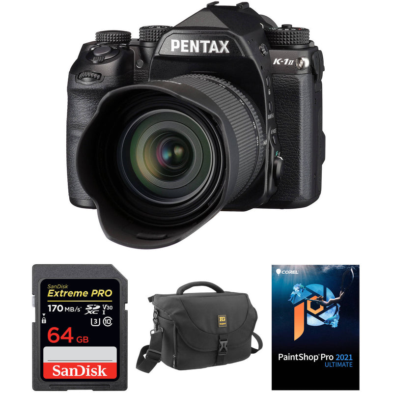Pentax K-1 Mark II DSLR Camera with 28-105mm and 70-210mm Lenses Kit