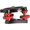 Desmond Tri-Wheel Tripod Leveling Base with 3 Bubble Levels