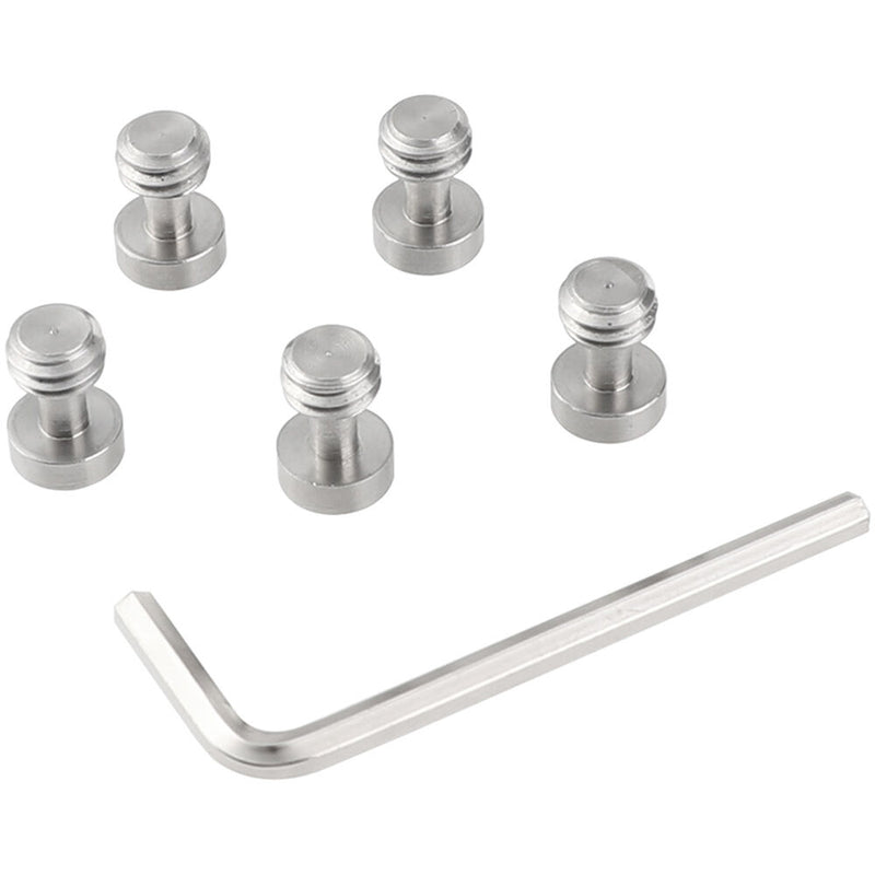 CAMVATE 3/8"-16 Captive Allen Screws for Grooved Baseplates (5-Pack)