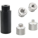 CAMVATE 2" Micro Rod Microphone Mount with Assorted Thread Adapters