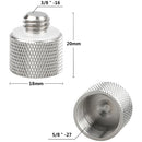 CAMVATE 2" Micro Rod Microphone Mount with Assorted Thread Adapters