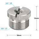 CAMVATE 2" Micro Rod Microphone Mount with Assorted Thread Adapters