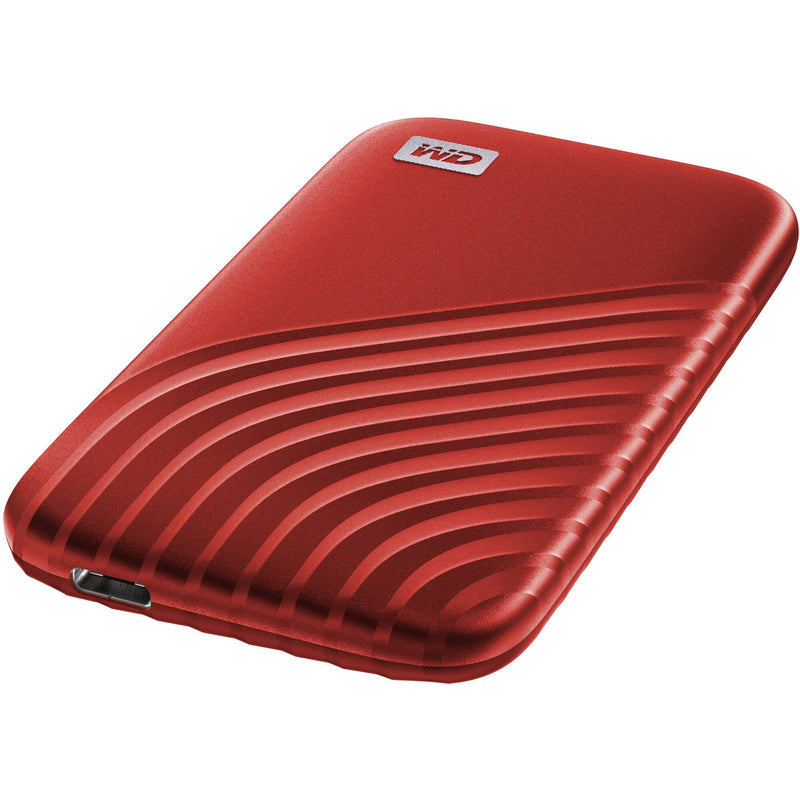 WD 2TB My Passport SSD USB 3.2 Gen 2 Type-C Portable SSD (Red)