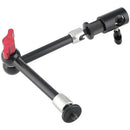 CAMVATE 11" Magic Arm with Stainless Steel Joints, Red Lock & Light Stand Adapter