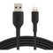 Belkin Boost Charge Lightning to USB Type-A Cable (3.3', Black, 2-Pack)