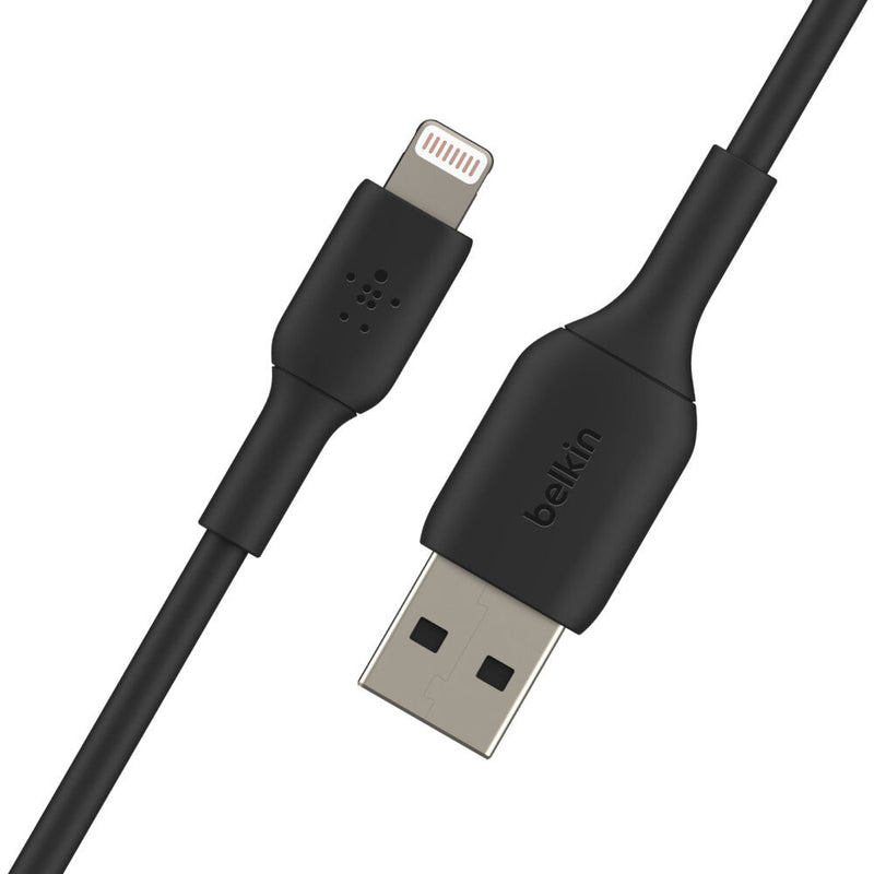 Belkin Boost Charge Lightning to USB Type-A Cable (3.3', Black, 2-Pack)