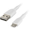 Belkin Boost Charge USB Type-A to Micro-USB Cable (3.3', White)
