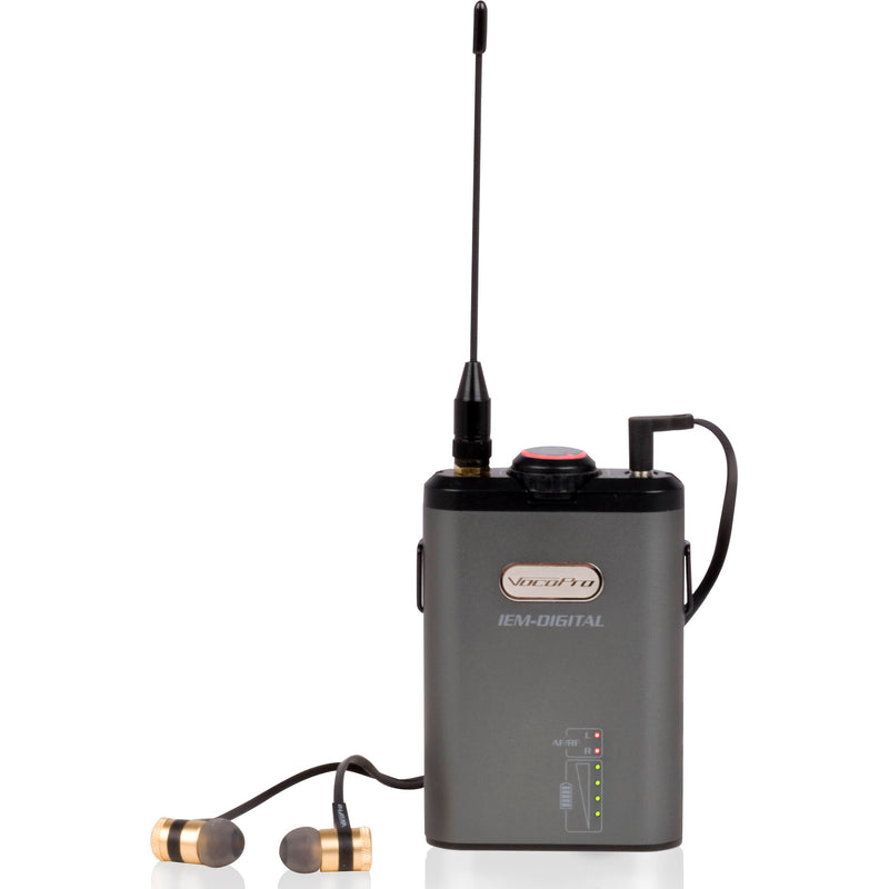 VocoPro IEM-Digital Wireless Bodypack Receiver for IEM-Digital In-Ear Monitoring System (900 MHz)