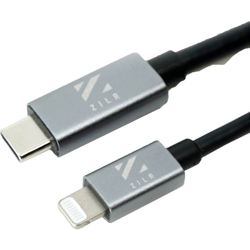 ZILR USB-C to Lightning Cable - 3.3'