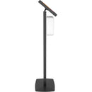 CTA Digital Thin Profile Tablet Floor Stand with Automatic Soap/Sanitizer Dispenser (Black)