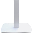 CTA Digital Thin Profile Tablet Floor Stand with Automatic Soap/Sanitizer Dispenser (White)