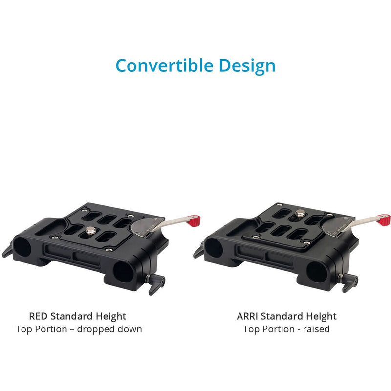 Proaim 19mm Studio Bridge Plate with ARRI-Style Dovetail (10")