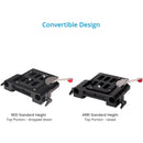 Proaim 15mm Studio Bridge Plate with ARRI-Style Dovetail (10")