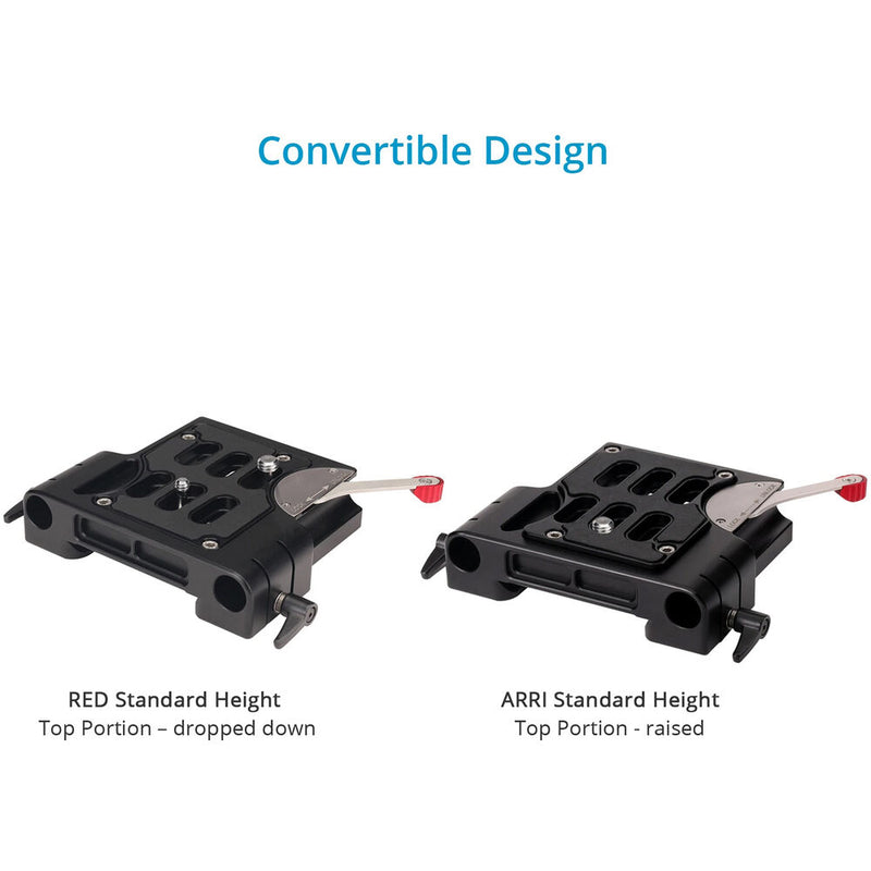 Proaim 15mm Studio Bridge Plate with ARRI-Style Dovetail (10")