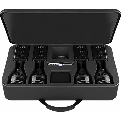 CHAUVET DJ EZPin Zoom Battery-Powered LED Pin Spot Bundle (4-Pack)
