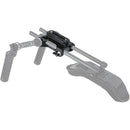 Niceyrig Riser Baseplate with Rosettes/15mm Rod Clamp for Select Cinema Cameras