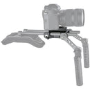 Niceyrig Riser Baseplate with Rosettes/15mm Rod Clamp for Select Cinema Cameras