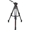 Cartoni Focus 10 Fluid Head Kit with 2-Stage Aluminum SmartStop SDS Tripod (100mm)