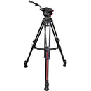 Cartoni Focus 10 Fluid Head Kit with 2-Stage Carbon Fiber SmartStop SDS Tripod (100mm)