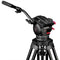 Cartoni Focus 10 Fluid Head Kit with 2-Stage Carbon Fiber SmartStop SDS Tripod (100mm)
