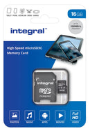 Integral INMSDH16G-100V10 INMSDH16G-100V10 Flash Memory Card Microsdhc UHS-1 Class 10 16 GB