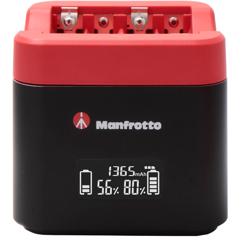 Manfrotto ProCUBE Professional Twin Charger for Select Sony Batteries