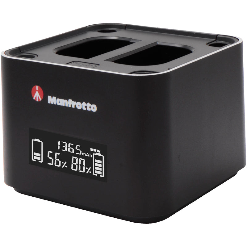 Manfrotto ProCUBE Professional Twin Charger for Select Sony Batteries