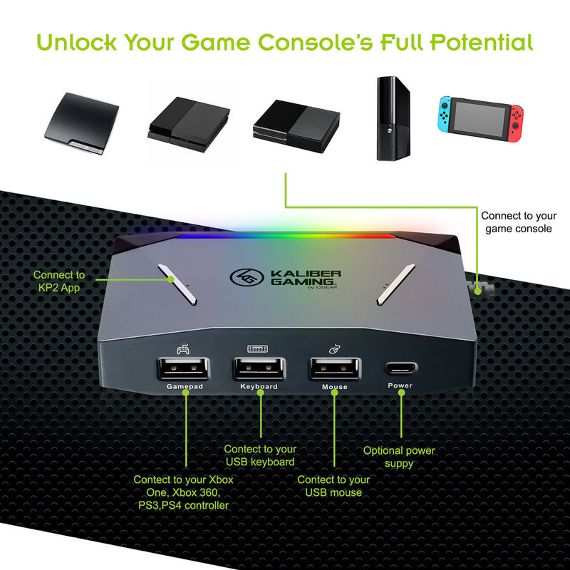 IOGEAR KeyMander 2 Keyboard and Mouse Adapter for Game Consoles