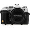 MegaGear Ever Ready Leather Case and Strap for Olympus OM-D E-M5 Mark III (Black)