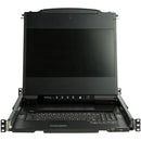 StarTech Dual Rail Rackmount KVM Console HD 1080p - Single Port DVI/VGA KVM w/17" LCD Monitor