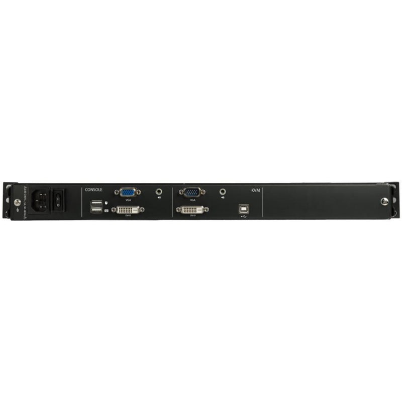 StarTech Dual Rail Rackmount KVM Console HD 1080p - Single Port DVI/VGA KVM w/17" LCD Monitor