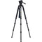 Miller CX10 SOLO-Q 100 3-Stage Carbon Fiber Tripod with Case