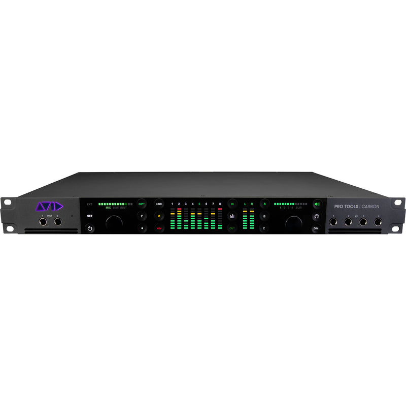 Avid Pro Tools | Carbon Rackmount 25x34 Ethernet Audio Interface with Pro Tools Software