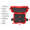 Nanuk 905 Hard Utility Case with Foam Insert (Red)