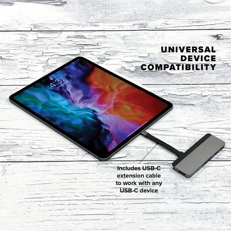 HYPER HyperDrive DUO 7-in-2 USB Type-C Hub for MacBook Pro and MacBook Air (Space Gray)