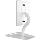 CTA Digital Floor-to-Desk Kiosk Stand for Tablets (White)
