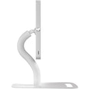 CTA Digital Floor-to-Desk Kiosk Stand for Tablets (White)
